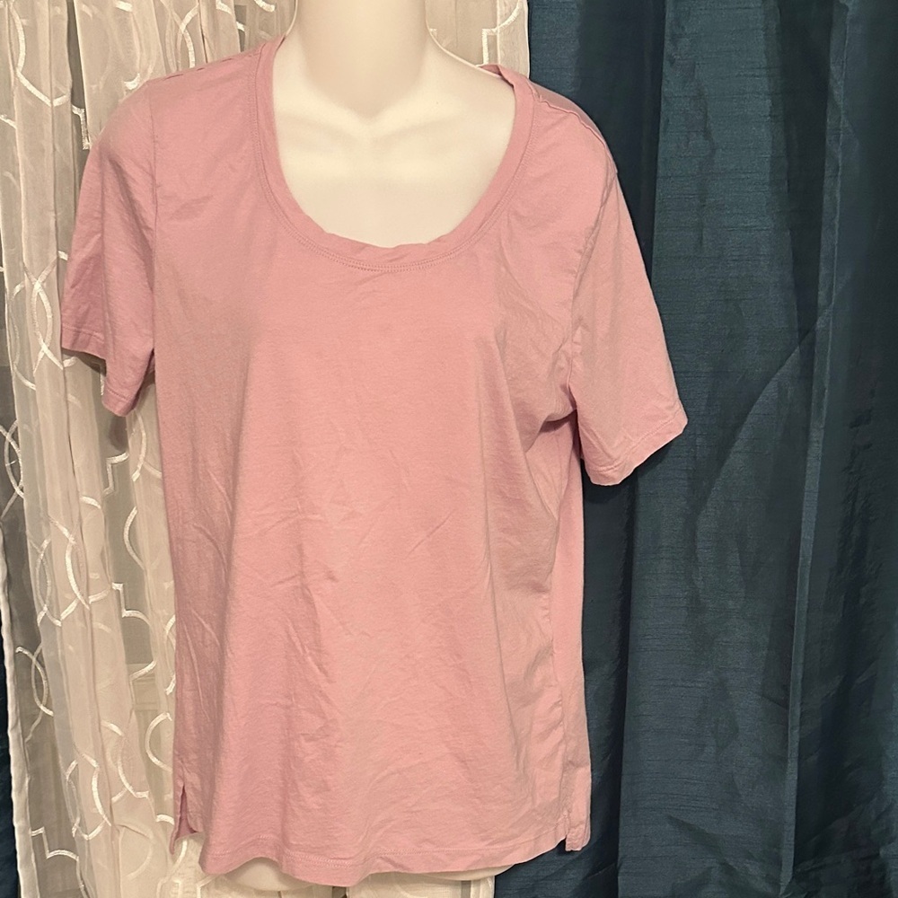 Eddie Bauer Light Pink Short Sleeve Tee